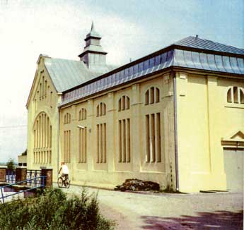 Altes Schöpfwerk in Herrenwerder, erbaut 1910; nun m. Elektroantrieb. Foto v. 2008