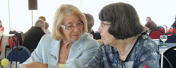 Helga Habermann und Marianne Verworner
