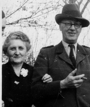 Meine Großeltern Walter und Elise Stelke, 1953
