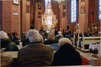 25. Oktober 2015 Beim Benefizkonzert in der Johanniterkirche zu Sonnenburg